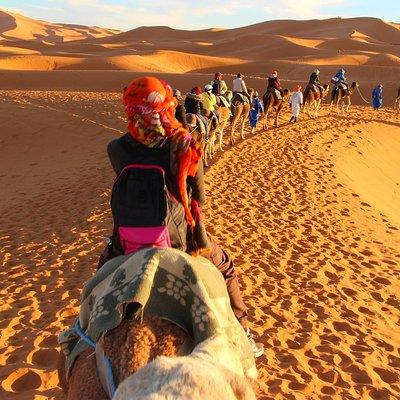 3-Day Tour to Merzouga Erg Chebbi with food & Camel trek