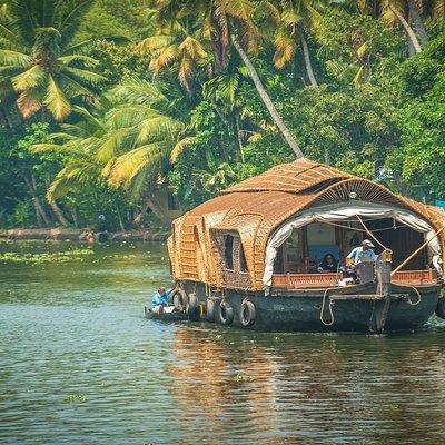 Private Overnight Alleppey Houseboat Cruise from Kochi