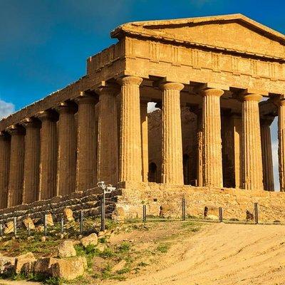 Villa Romana Del Casale in Piazza Armerina and Valley Of Temples in Agrigento