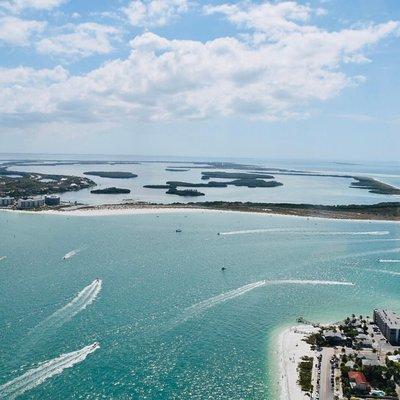 Amazing Helicopter Tour of Treasure Island, John's Pass, Don CeSar Resort & Bay