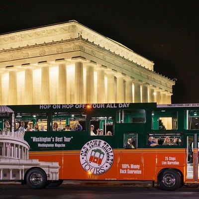 Washington DC Monuments by Moonlight Tour by Trolley