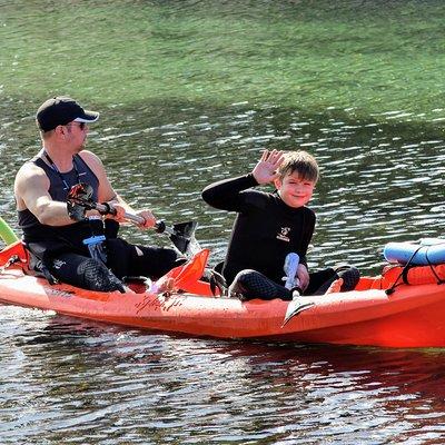 4 Hour Tandem Kayak Rental For Two People In Crystal River, Florida