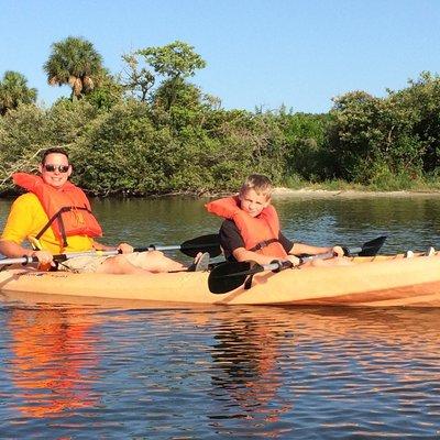 One Tandem Kayak Rental for 2 hours with Manatee & Dolphin sightings!