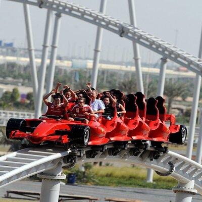 Ferrari world & Warner bros. parks with transfer from Dubai