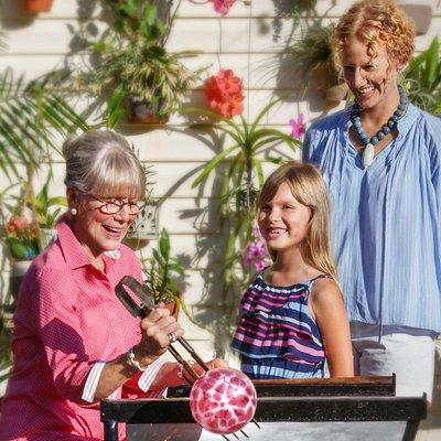 Hands-on Blown Glass Bowl Experience in Naples, Florida