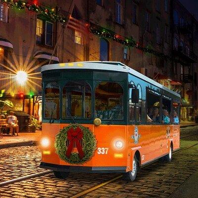 Savannah Holiday Sights and Festive Nights Trolley Tour