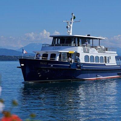 Audioguided sightseeing cruise of Geneva