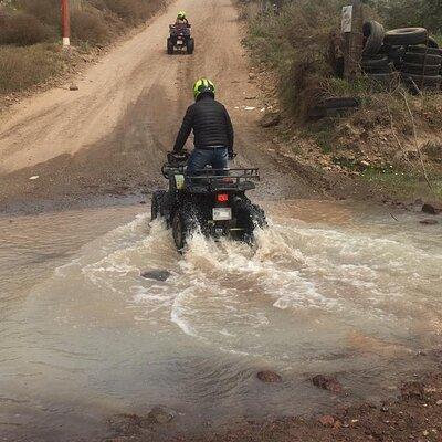 ATV ride/michelada & target shooting Paintball & tacos