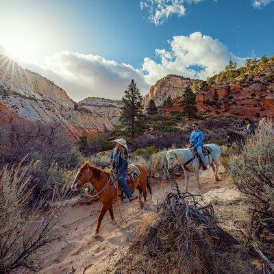 Small-Group East Zion White Mountain Horseback Ride