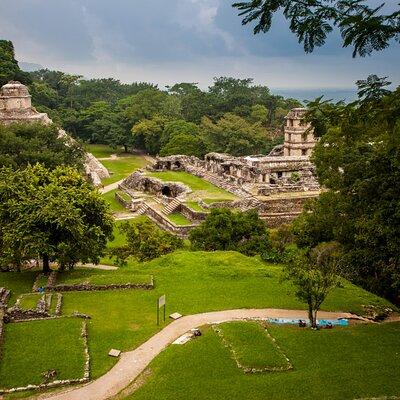 Full Day Tour to Palenque Archaeological Zone with Waterfalls