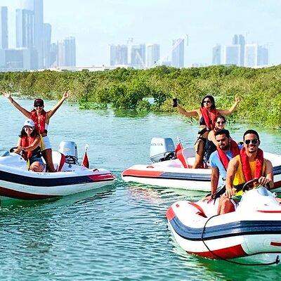 Small-Group Self-Drive Speedboat Tour in Yas Island Mangroves