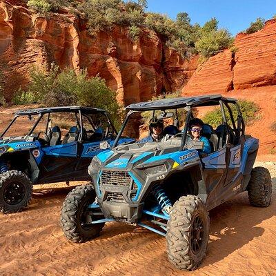 YOU DRIVE!! Guided 4 Hr Peek-a-Boo Slot Canyon ATV Tour