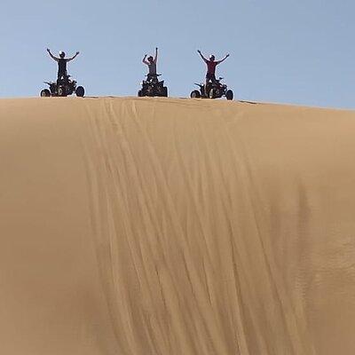 Quad biking tour with or without pick and drop(Abu dhbai )