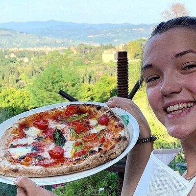 Florence Pizza or Pasta Class with Gelato Making at a Tuscan Farm