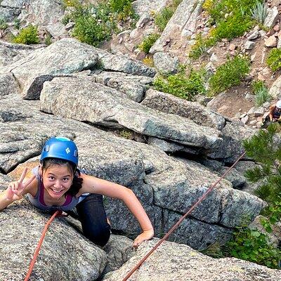 Private Outdoor Rock Climbing with a Pro Climbing Guide