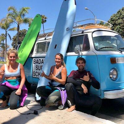 2h of Private Surf Lesson for Beginners in Santa Monica