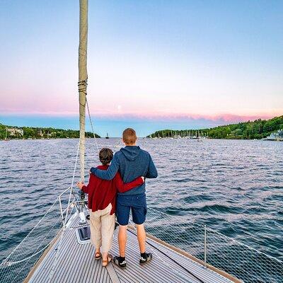 JFarwell Sunset Wine and Cheese Yacht Sailing 