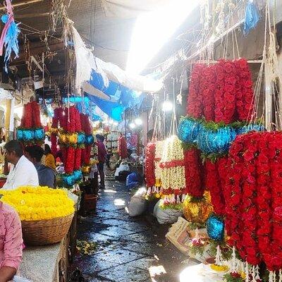 Market+St Philomena Church+Wood Handicraft Demo=Mysore Bazar Walk