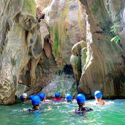 Guided Canyoning Adventure Near Marbella (Benahavís River Walk)