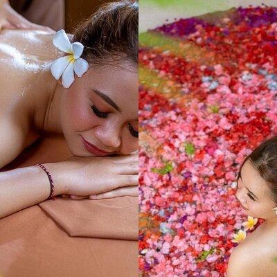 Bali Luxury Spa Massage and flower Bath 2hour experiance