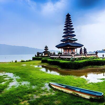 North Bali Tour - Visiting Rice Terrace, Lake, Waterfall, Temple and Hot Spring