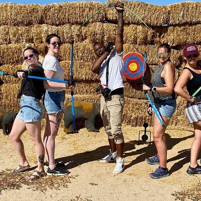 Private 1-Hour Archery Experience around Joshua Tree National Park.