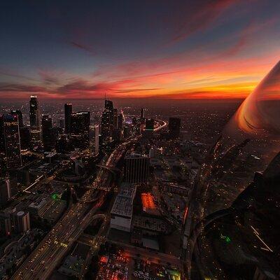 Downtown LA Lights: Your Private Sunset and Night Helicopter Tour