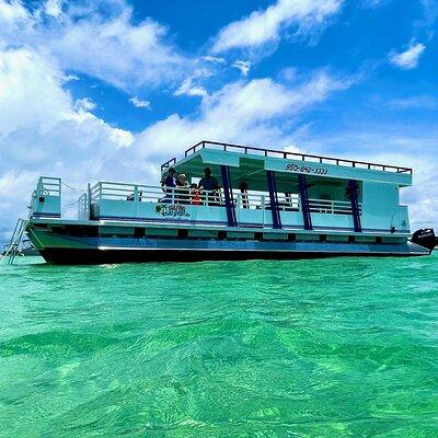 TAILFINS Destin Crab Island Sandbar -Splish Splash Fun