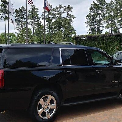 SUV Private Ride Fit Up to 6 Adults Galveston- Hobby Airport HOU.