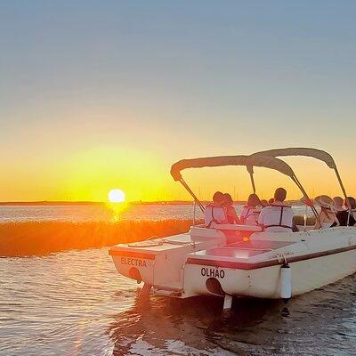 Sunset Boat Trip of Ria Formosa: an Eco-friendly Tour out from Faro