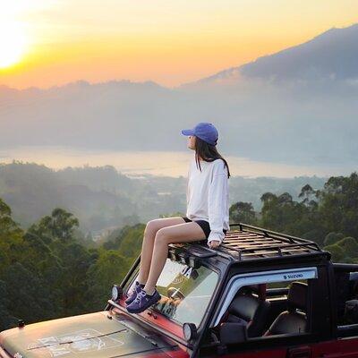 Mt Batur 4WD Jeep, Breakfast & Hot Spring All Inclusive