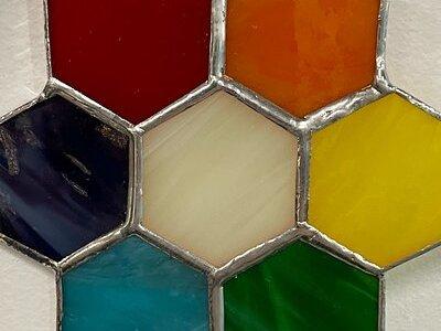 Make Your Own Stained Glass Honeycomb