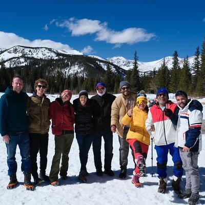 Snowshoeing in Rocky Mountains