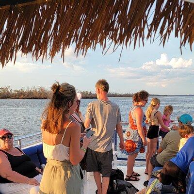 Dolphin and Sightseeing Tiki Boat Cruise