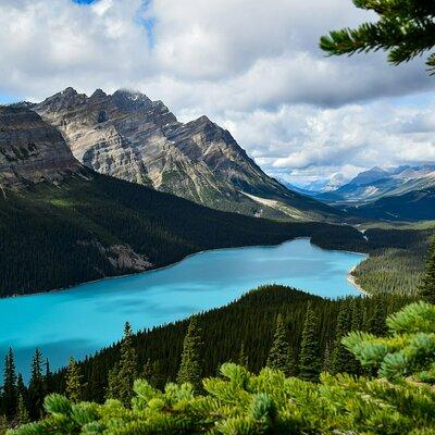 Lake Louise, Moraine Jun-Oct, Glacier, Peyto &Bow Lake