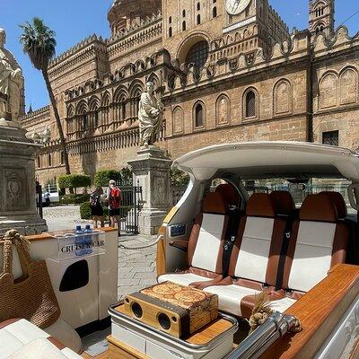 Palermo: Tour Historic Center, Catacombs & Monreale in CruiserCar