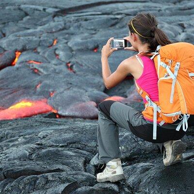 From Big island Kona Private Volcanoes and Waterfalls Tour