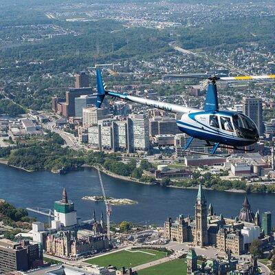 Helicopter Private Tour Over Ottawa 35KM in 10 min