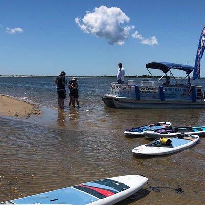 Stand Up Paddle Board Ice Cream Boat Adventure