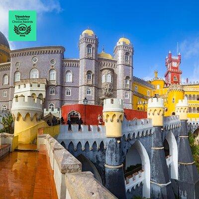 Sintra Small-Group with Regaleira, Pena Palace, Roca and Cascais