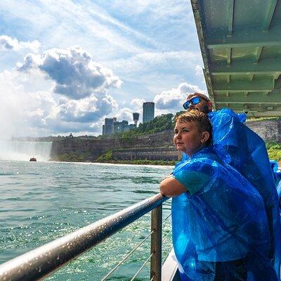 Niagara Falls: USA + Canada Tour with Cave, Boat Ride and Lunch