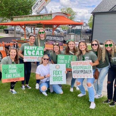 Foxy Pedaler Green Bay Party Bike Private Tour