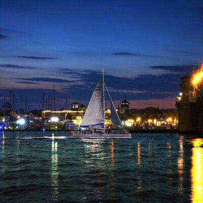 Nights of Lights Viewing with Drinks and Live Music Sunset Sail