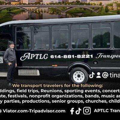 Columbus International Airport Private Transfer with Bus or Coach