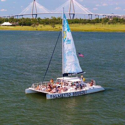 Afternoon Sail in Charleston’s Historic Harbor on a Catamatan 